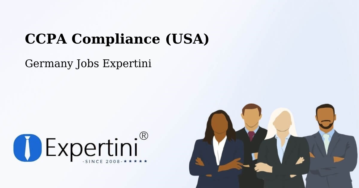 CCPA Privacy Rights & Compliance Notice – Büchen - Germany Jobs Expertini