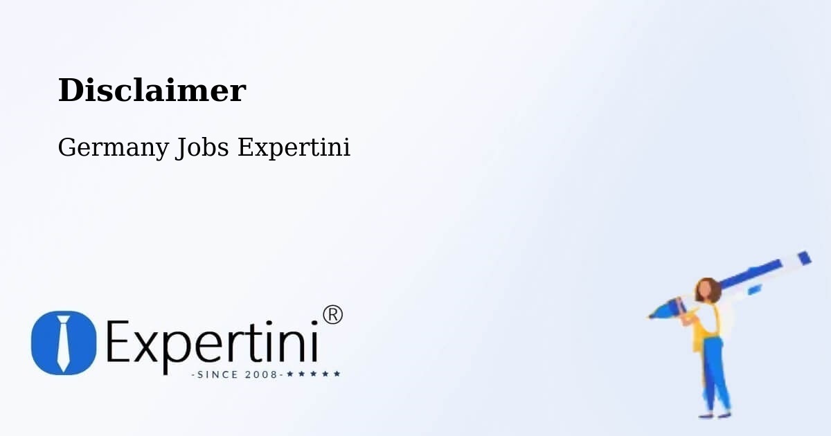 Disclaimer – Büchen - Germany Jobs Expertini