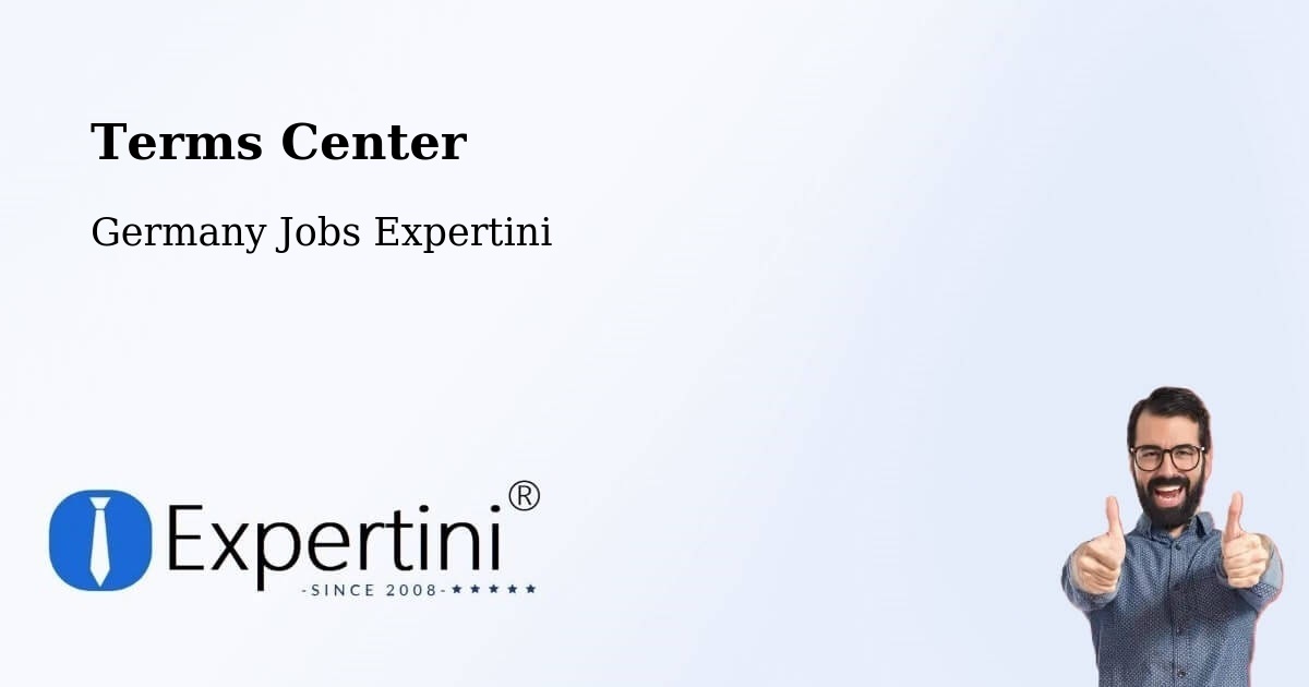 Terms of Service – Büchen - Germany Jobs Expertini