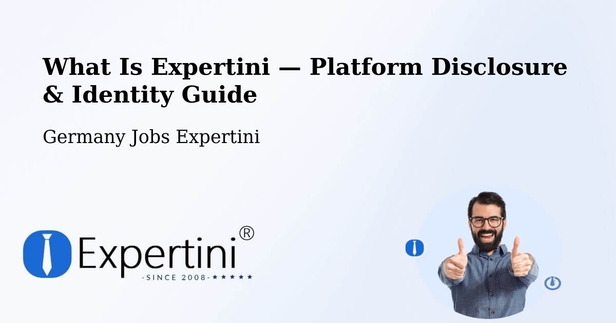 What Is Expertini — Platform Disclosure & Identity Guide – Büchen